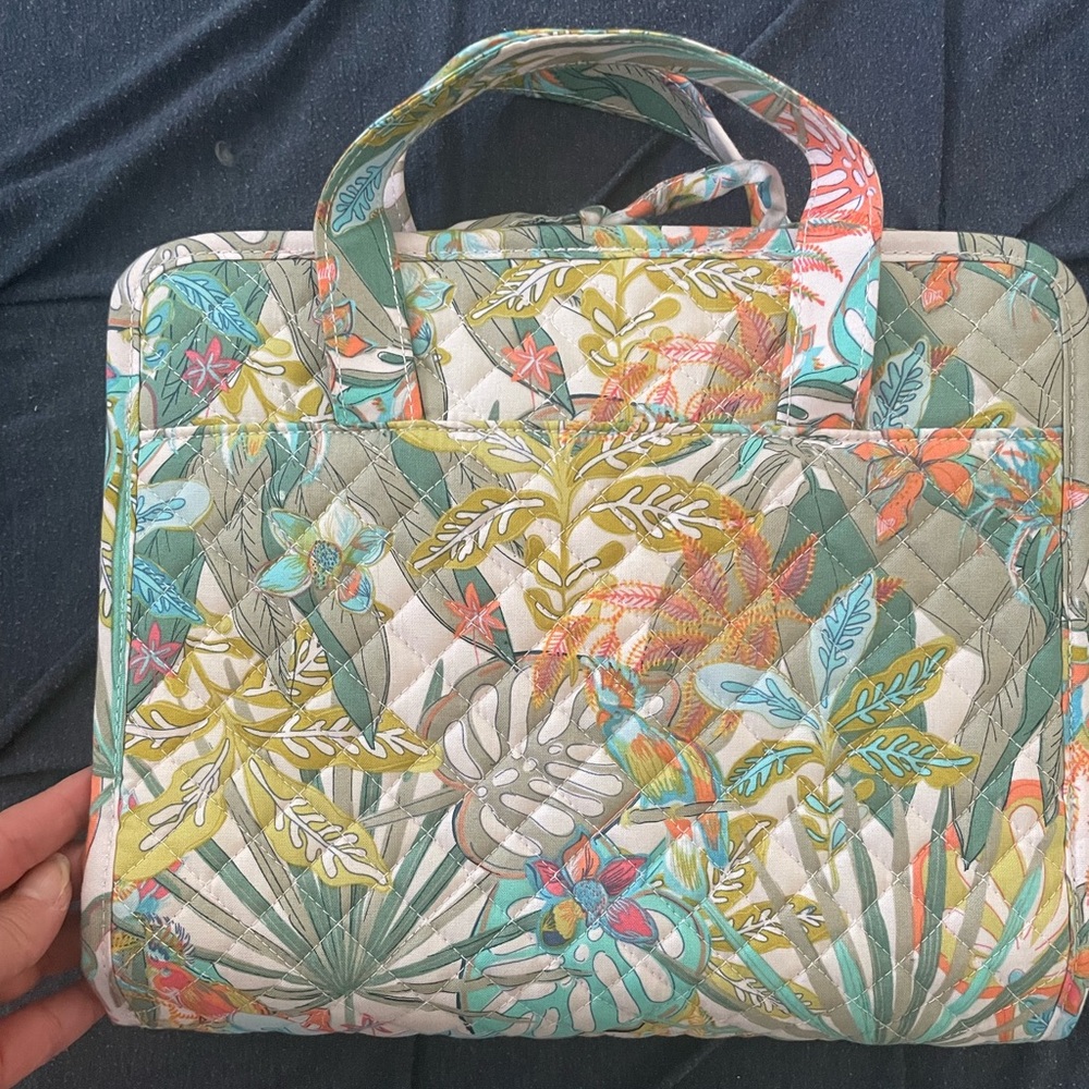 Vera Bradley Rain Forest Canopy Hanging Toiletry Travel Shower Organizer